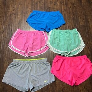 Lot of 5 Nike Women’s Dri-Fit Shorts